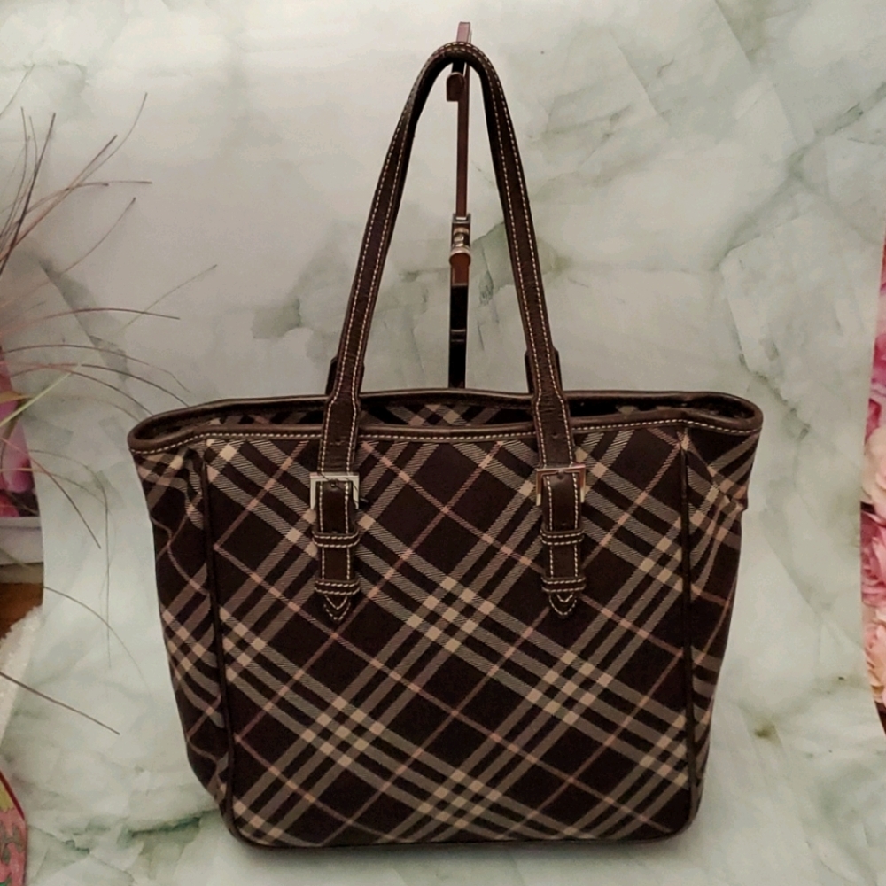 Burberry London Blue Label Tote Bag FIRM PRICE